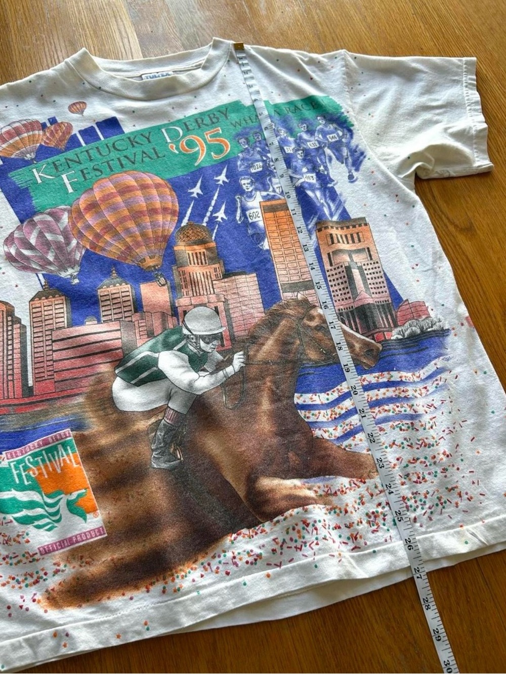 Vintage 1995 Kentucky Derby AOP Tee - Picture 8 of 8